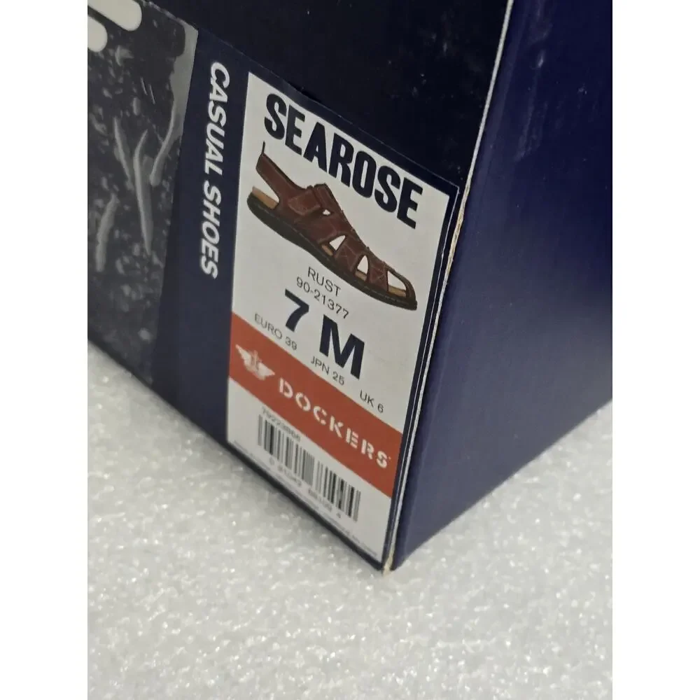 Men's Sandals Dockers Searose Sandal Rust / Brown Size 7M New In Box